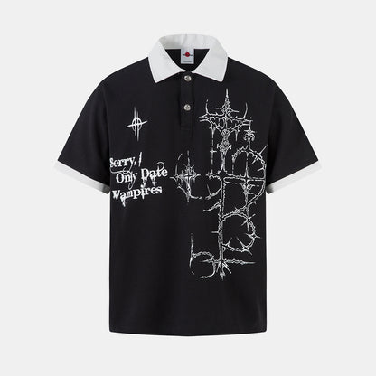 Vampire Graphic | Gothic T-Shirt - Santo 