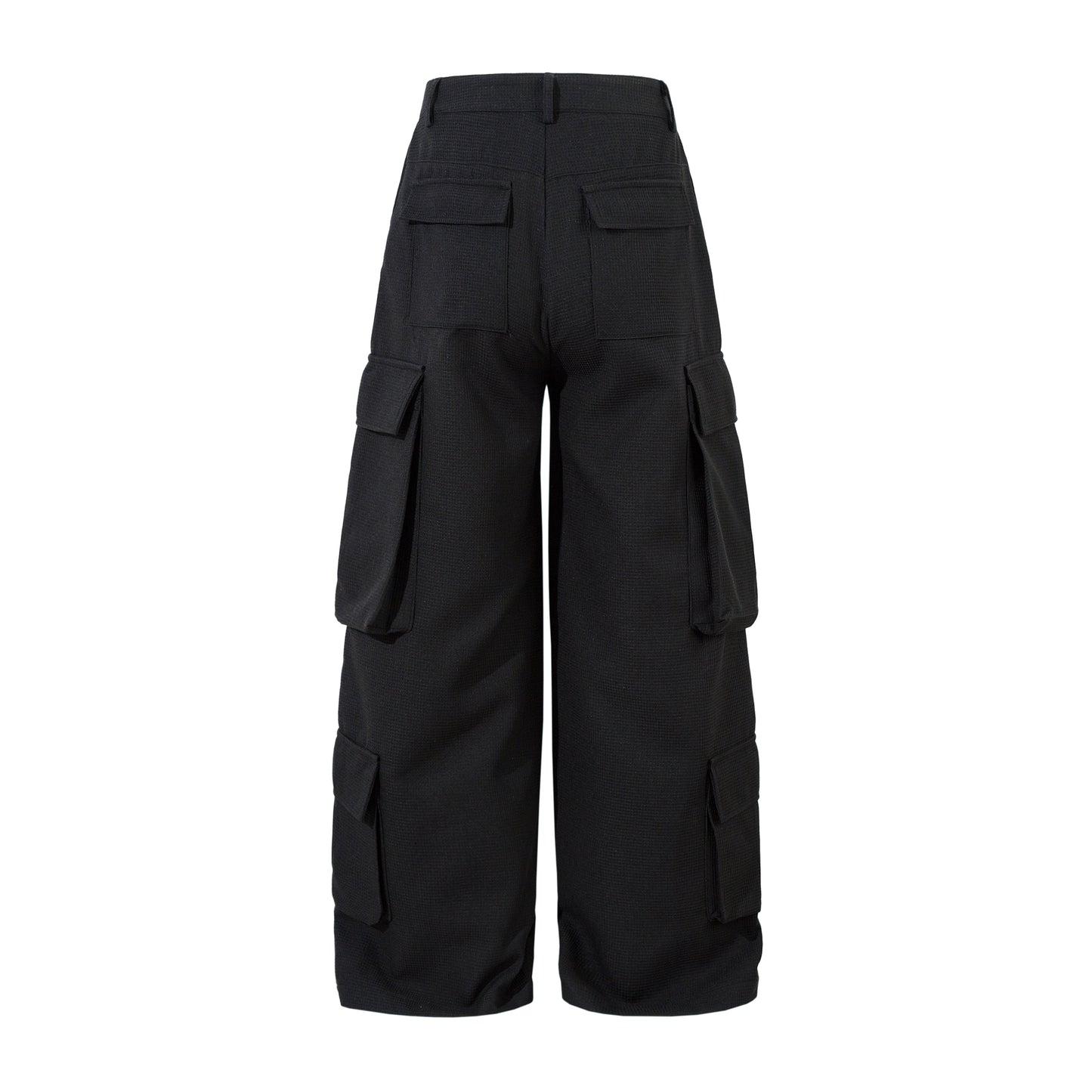 Unisex Multi-Pocket Wide Cargo Pants - Santo 