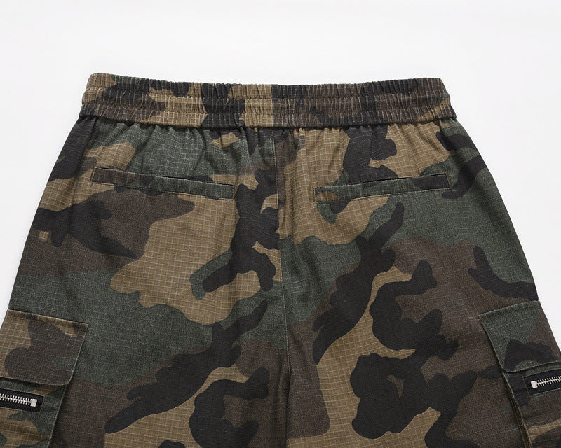 Utility Streetwear | Camo Cargo Shorts - Santo 