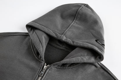 Portrait Graphic | Zip-Up Hoodie - Santo 