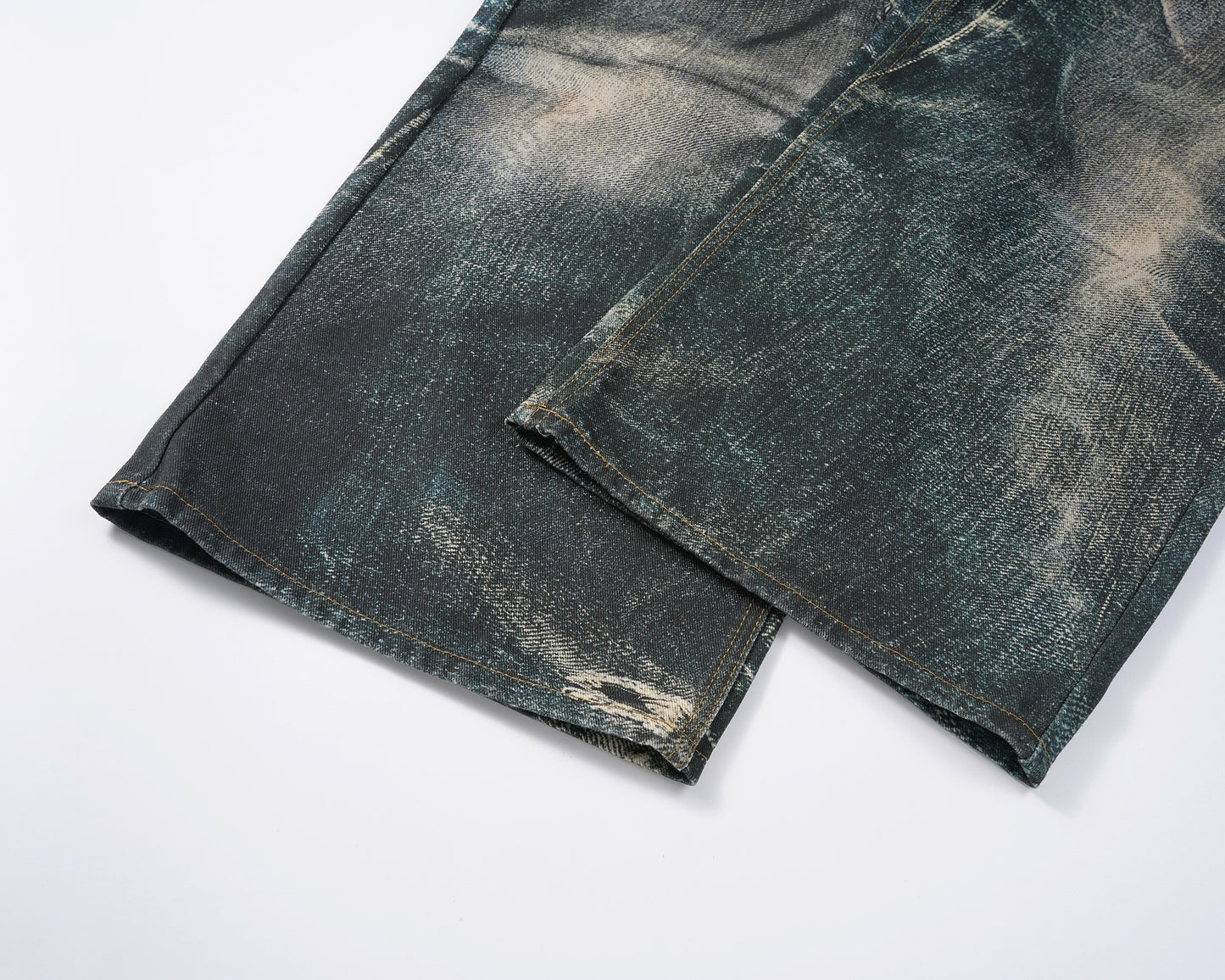 Pastel Chain Print | Denim Jeans - Santo 