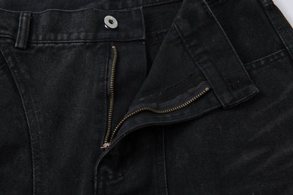 Distressed Multi-Pocket | Washed Jeans - Santo 