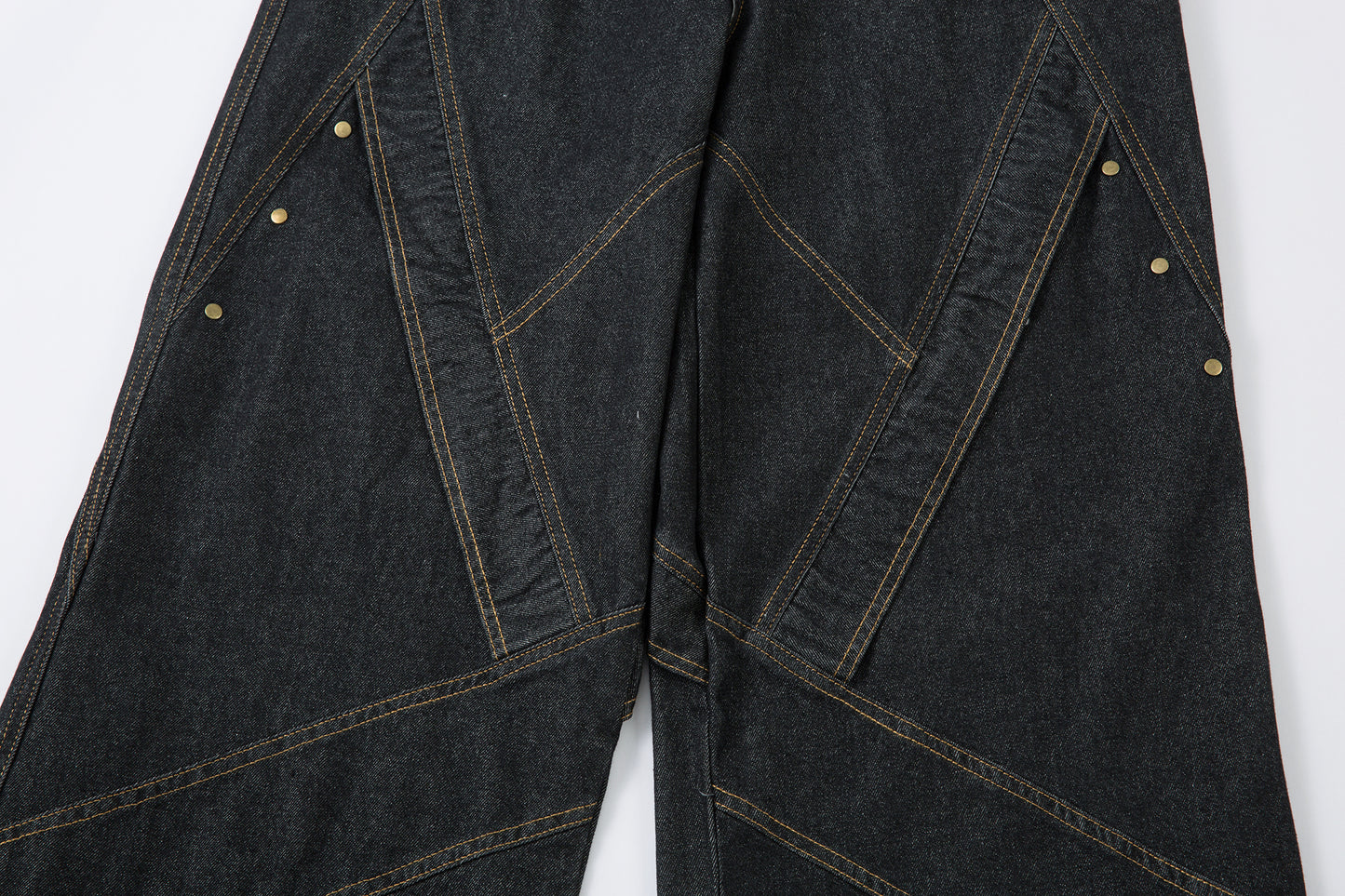 Minimal Panel Cut | Baggy Jeans - Santo 