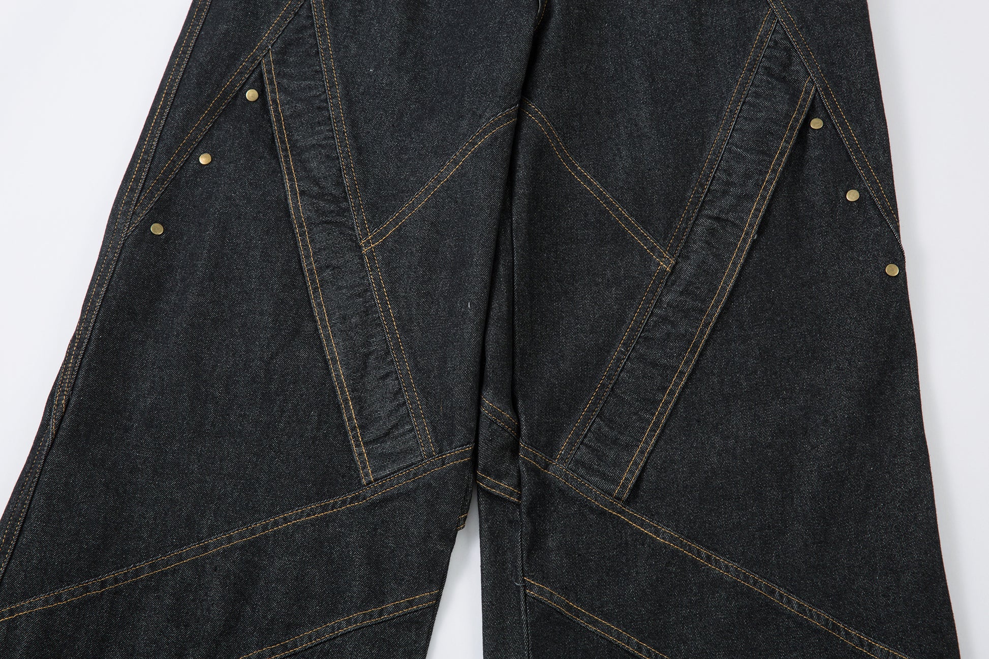 Minimal Panel Cut | Baggy Jeans - Santo 