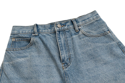 Stacked Washed Blue | Wide Jeans - Santo 