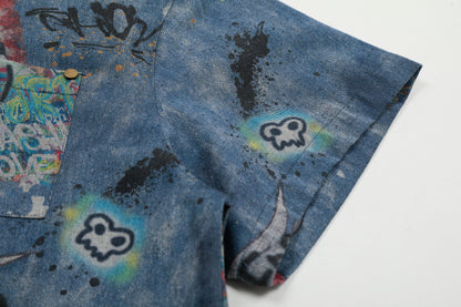 Vintage Graffiti | Denim Shirt - Santo 