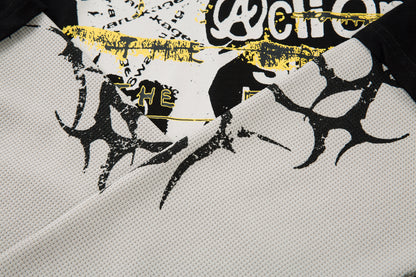 Street Graffiti Style | Layered Sweatshirt - Santo 