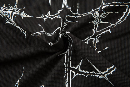 Vampire Graphic Design | Layered Sweatshirt - Santo 