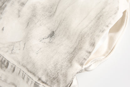 Distressed Washed Graphic | Street Jacket - Santo 