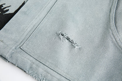 Retro Sketch Print | Detroit Jacket - Santo 