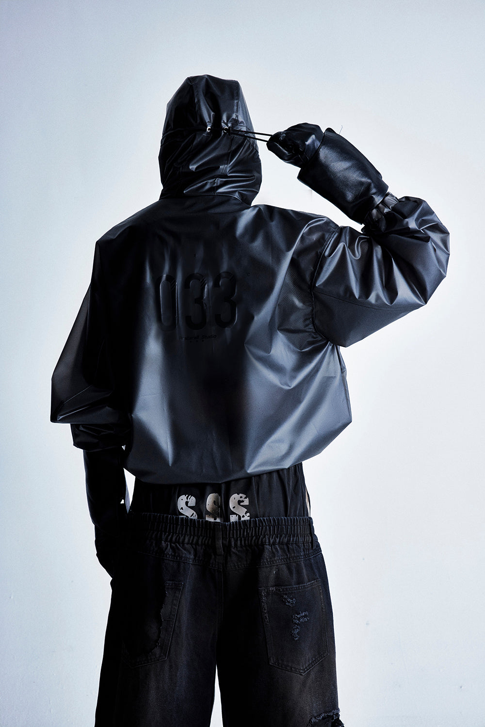Urban Glossy Techwear | Windbreaker Jacket - Santo 