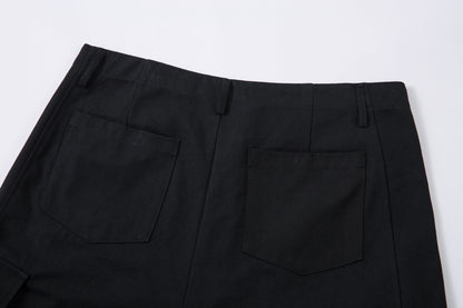 Black utility | cargo shorts - Santo 
