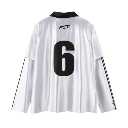 Number 6 | Long Sleeve T-Shirt - Santo 