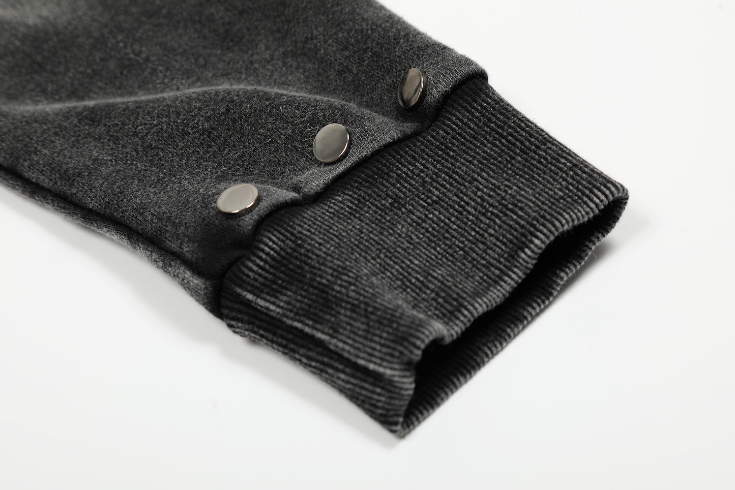 Washed Gradient | Black Zip Up Hoodie - Santo 