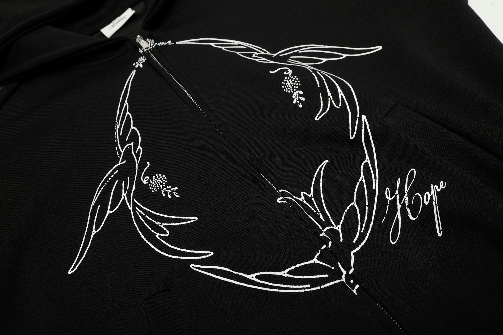 Doves Hope | Oversized Zip Up Hoodie - Santo 