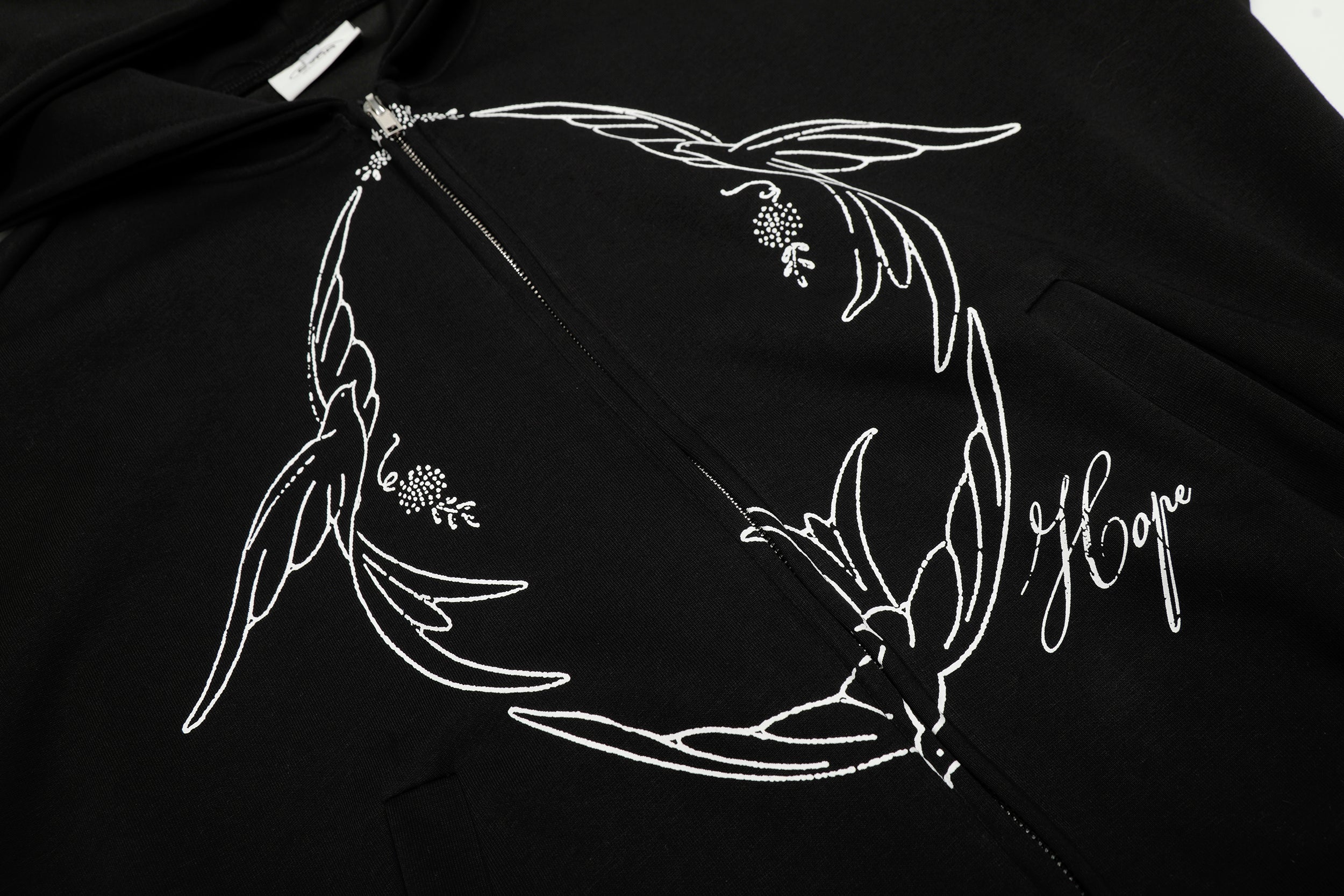 Doves Hope | Oversized Zip Up Hoodie
