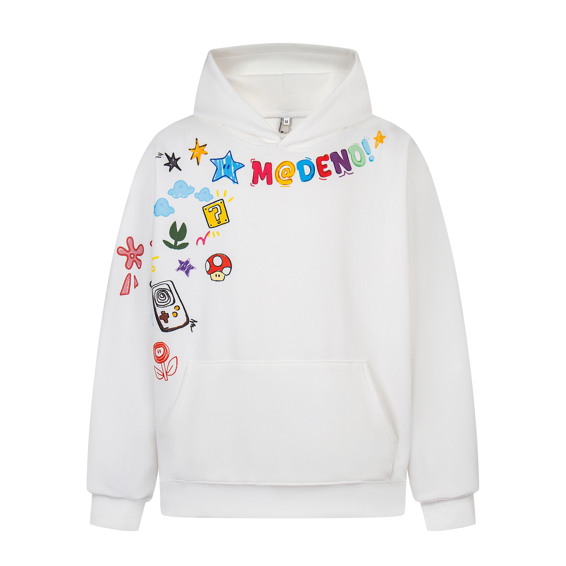 Graffiti Cartoon Print | Pullover Hoodie - Santo 