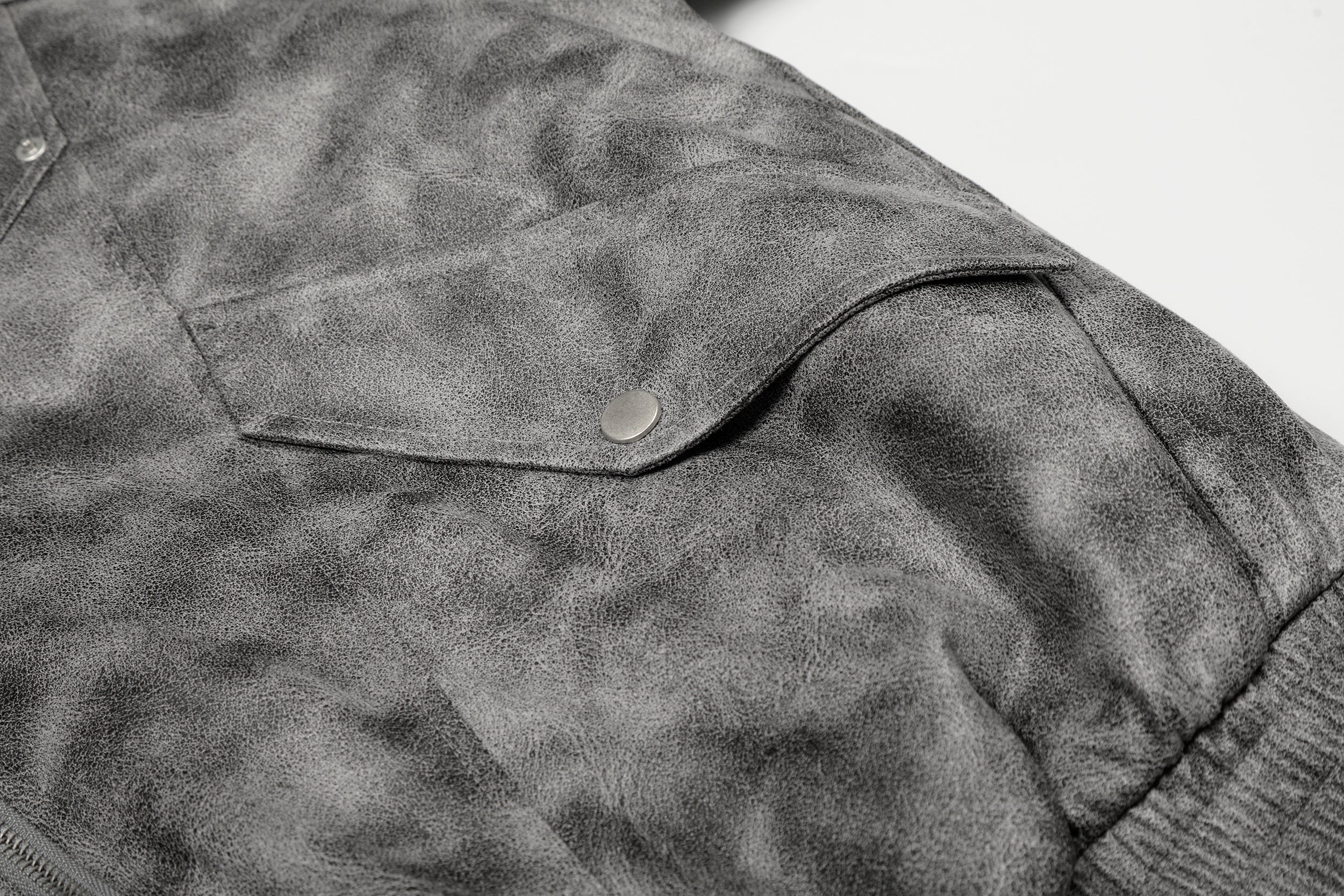 Distressed Washed | Hooded Oversized Jacket