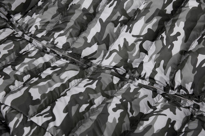 Camo Panel | Short Puffer Jacket