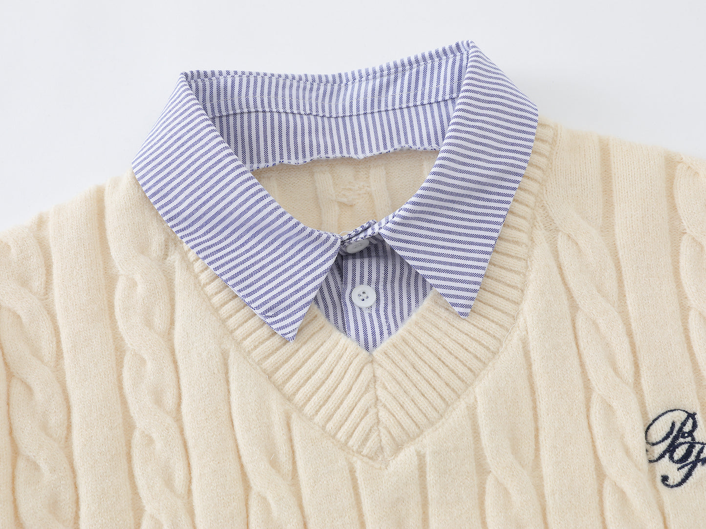 Psycho Reaper | Pull en tricot à motif foncé