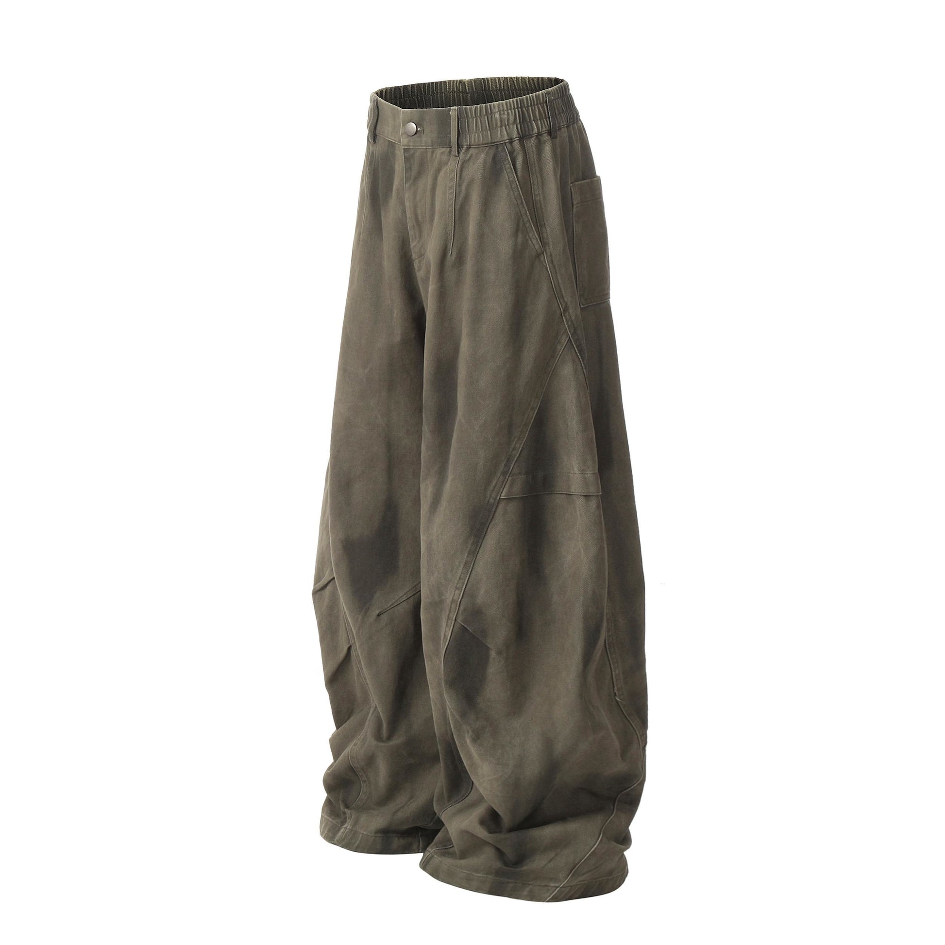 Tie-Waist Flow | Wide Leg Pleated Pants - Santo 