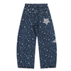 Seventy Star | All-Over Star Print Jeans with Applique