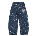 Seventy Star | All-Over Star Print Jeans with Applique