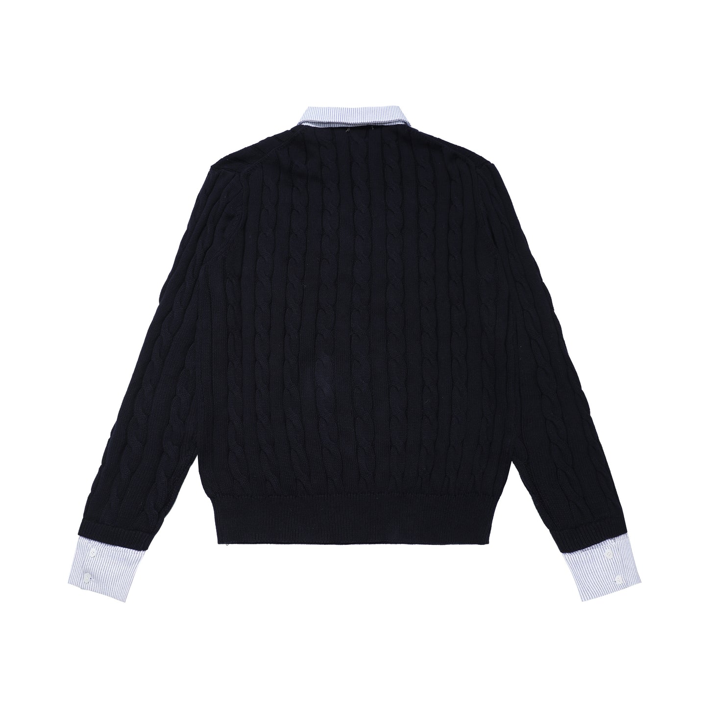 Fuzzy Pup | Dog Sweater with Colorful Knit Scarf