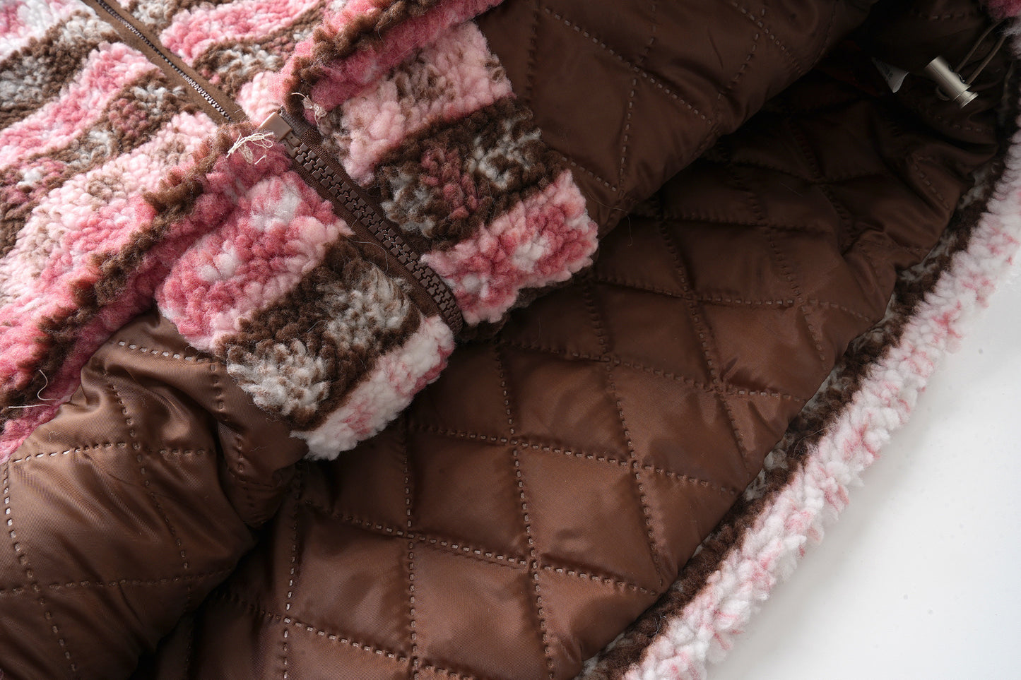 SnuggleWear | Sherpa Puffer Vest with Hood