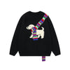 Snow Pup | Embroidered Dog Knit Sweater