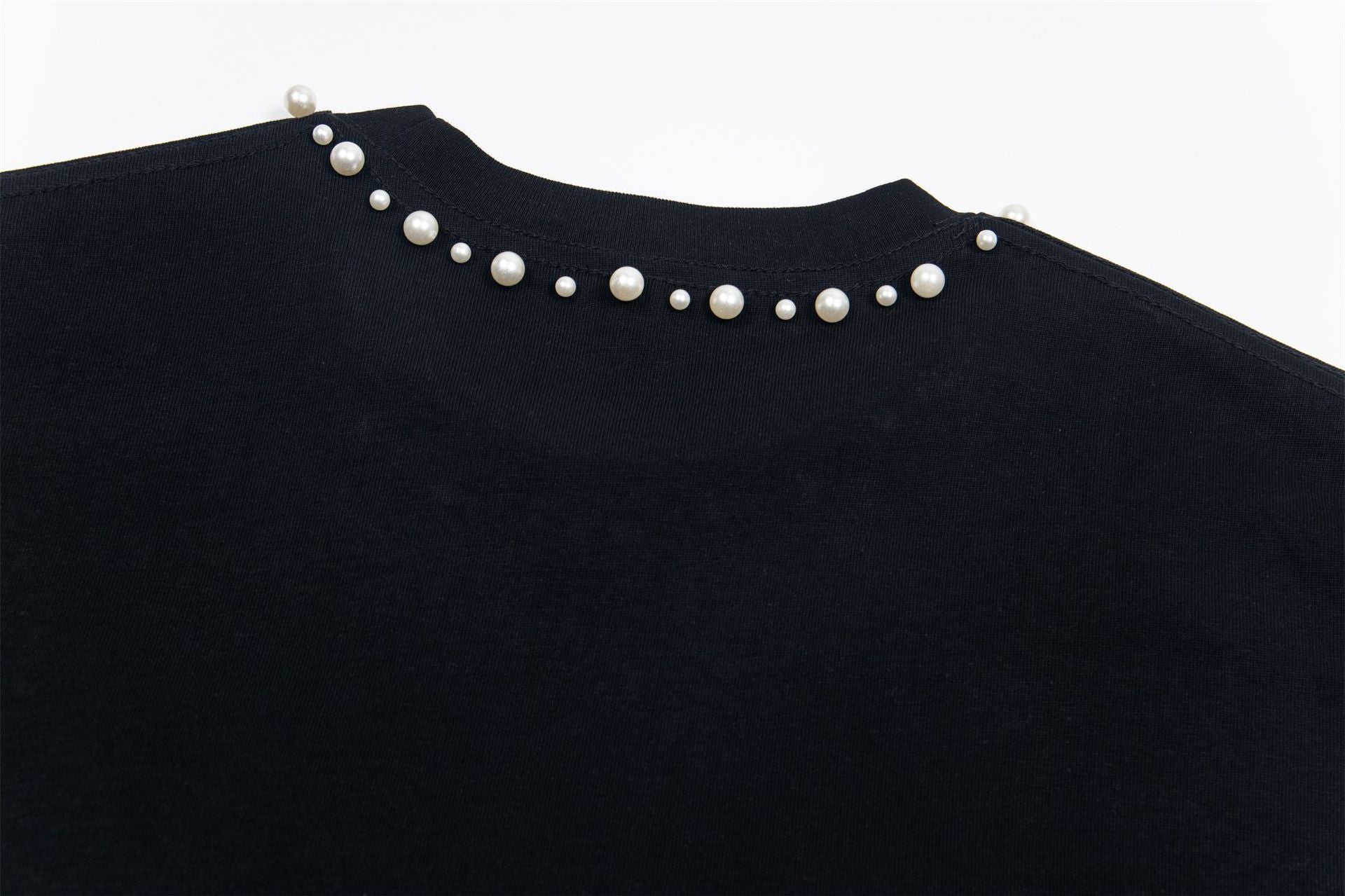 Pearl Studded | Statement Graphic Tee