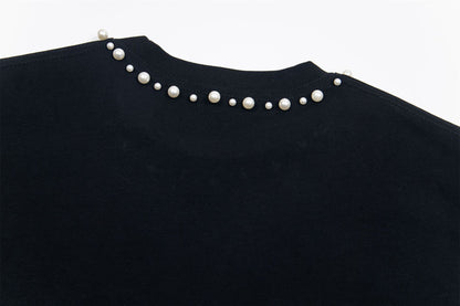 Pearl Studded | Hip Hop T-shirt - Santo 