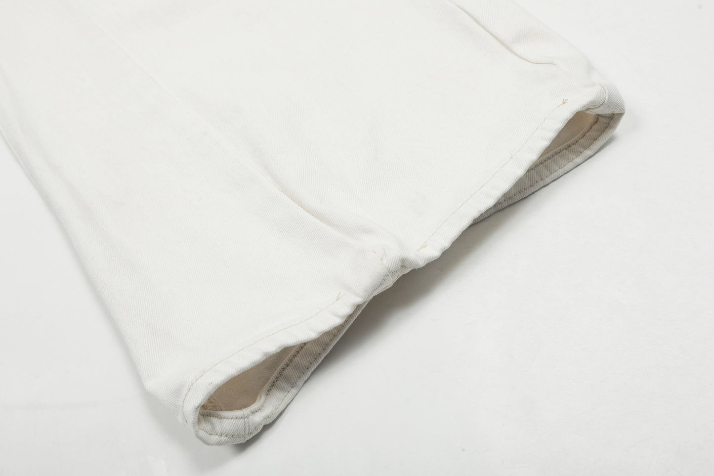 Clean Fit | White Baggy Pants - Santo 