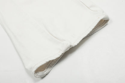 Clean Fit | White Baggy Pants - Santo 