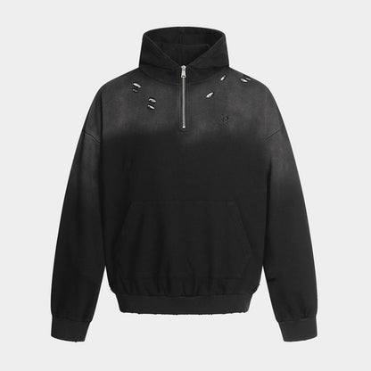 Distressed | Dip-Dye Hoodie - Santo 