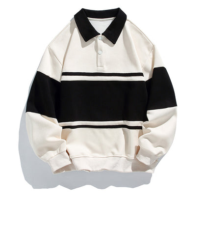 Classic Stripes | Timeless Polo Sweatshirt - Santo 