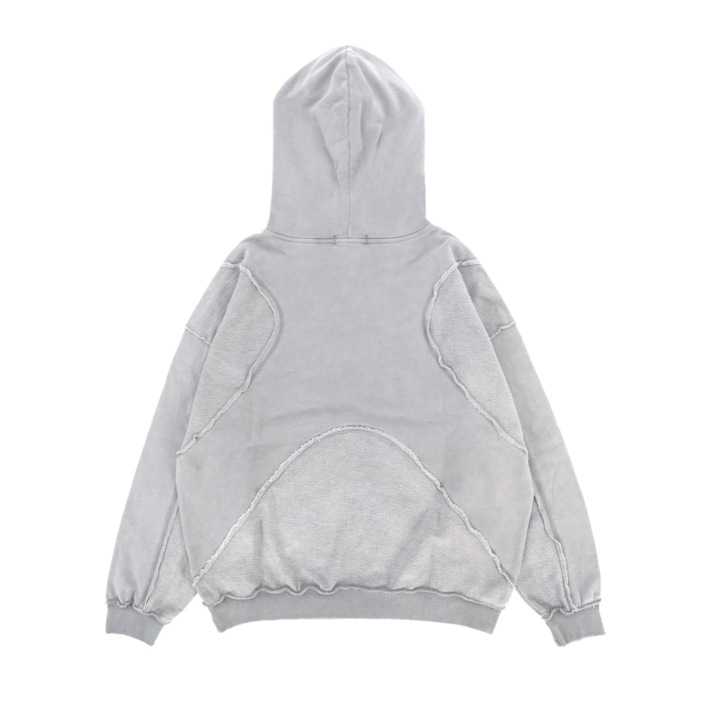Washed Hoodie | Panelled Streetwear Pullover - Santo 