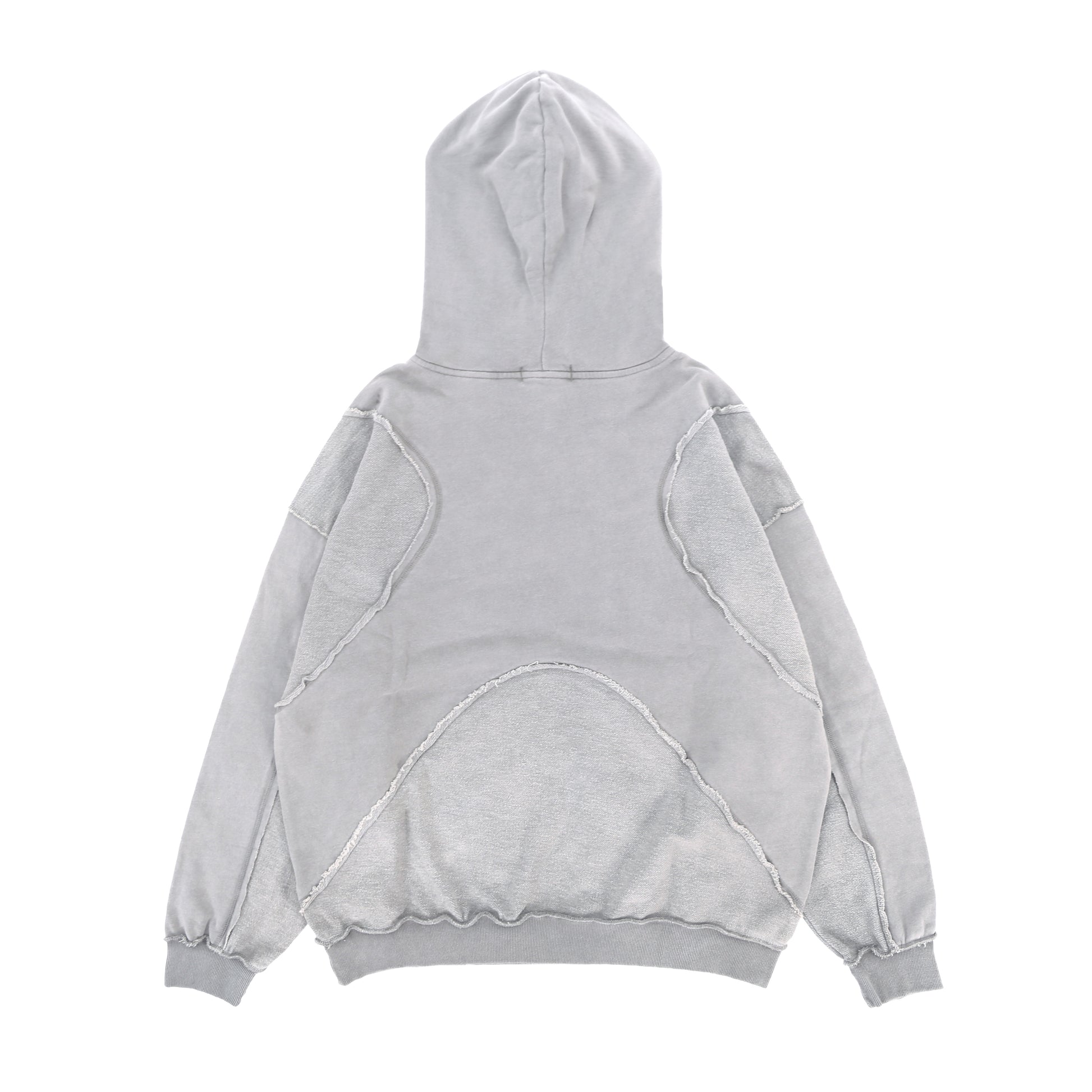 Washed Hoodie | Panelled Streetwear Pullover - Santo 