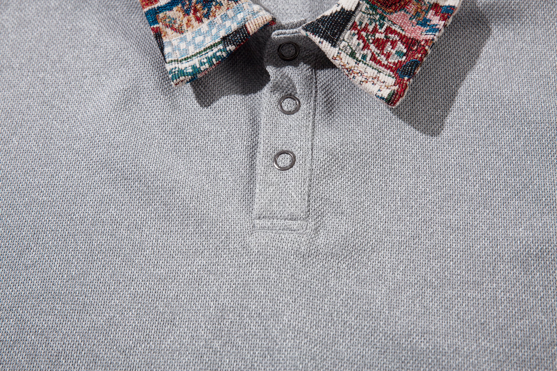 Patchwork Collar Design | Polo Shirt - Santo 
