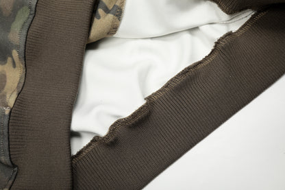 Camo Varsity Patch | Zip Up Hoodie - Santo 