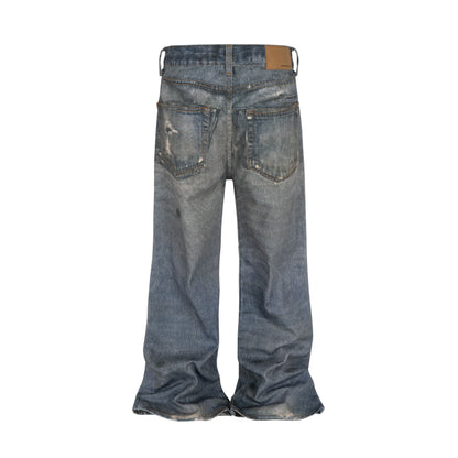 Snake Patch Destroyed | Distressed Jeans - Santo 