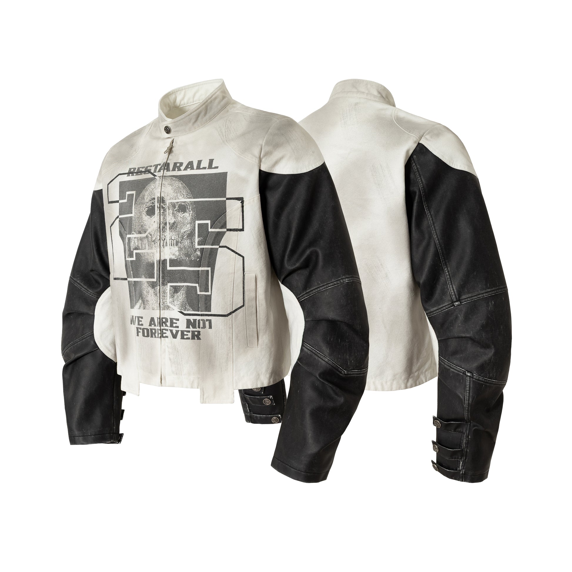 Retro Skull Punk | Motorcycle Jacket - Santo 