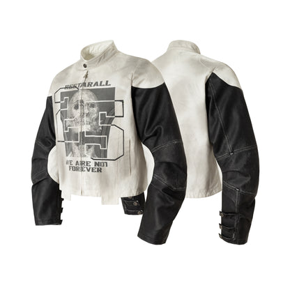 Retro Skull Punk | Motorcycle Jacket - Santo 