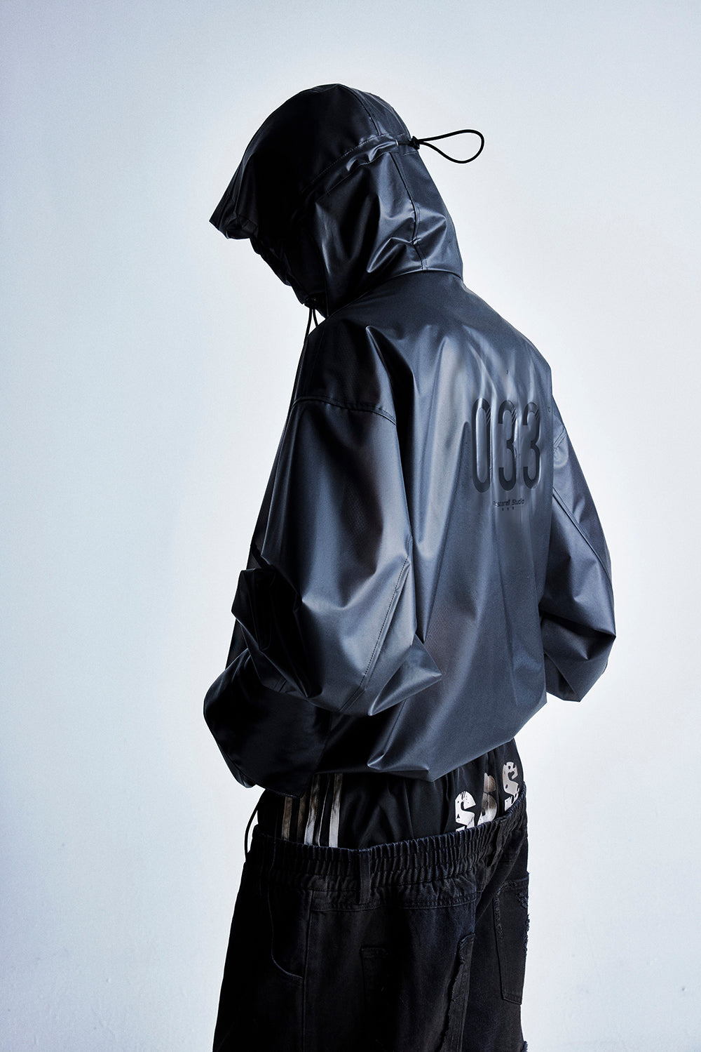 Urban Glossy Techwear | Windbreaker Jacket - Santo 