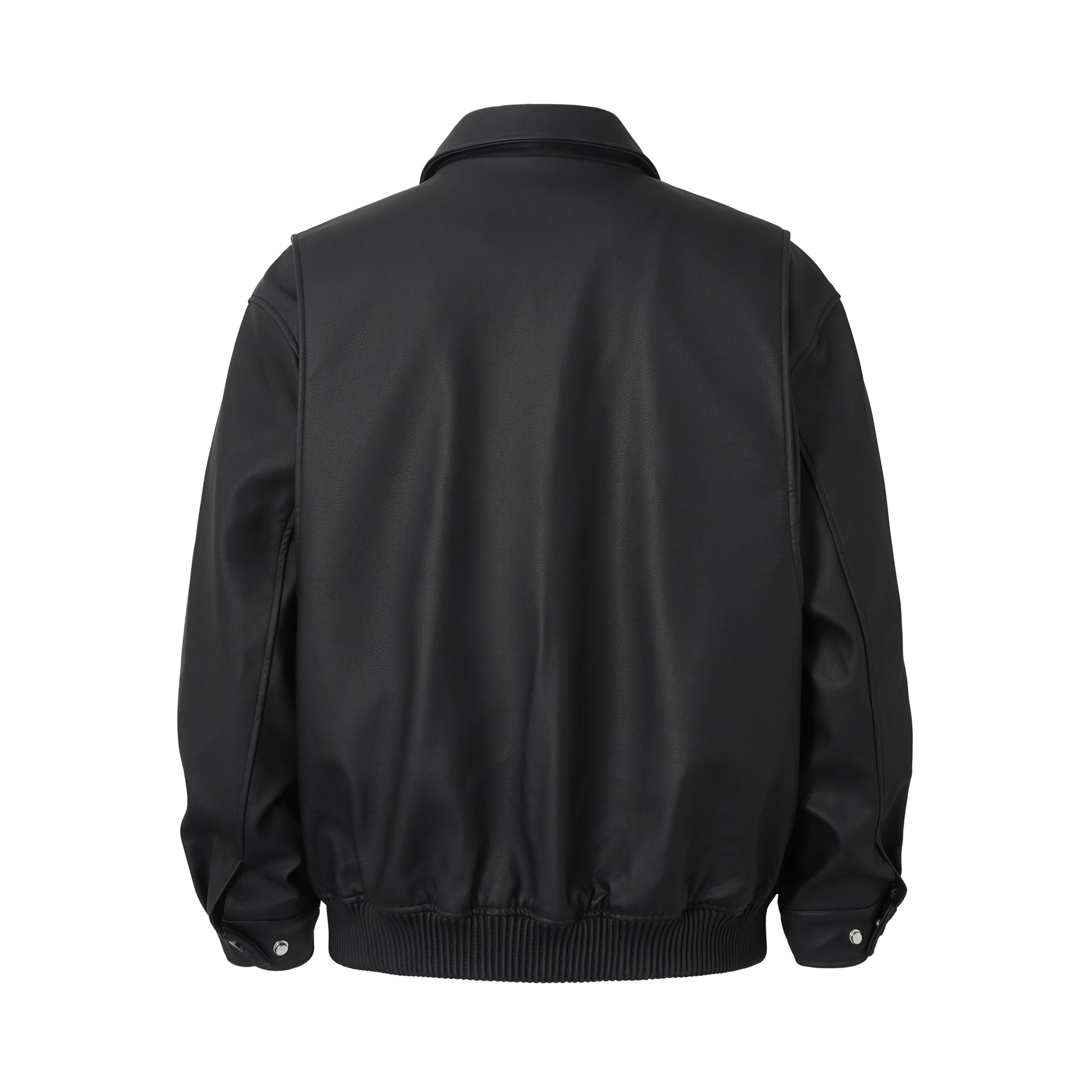 Black Essential | Faux Leather Jacket - Santo 