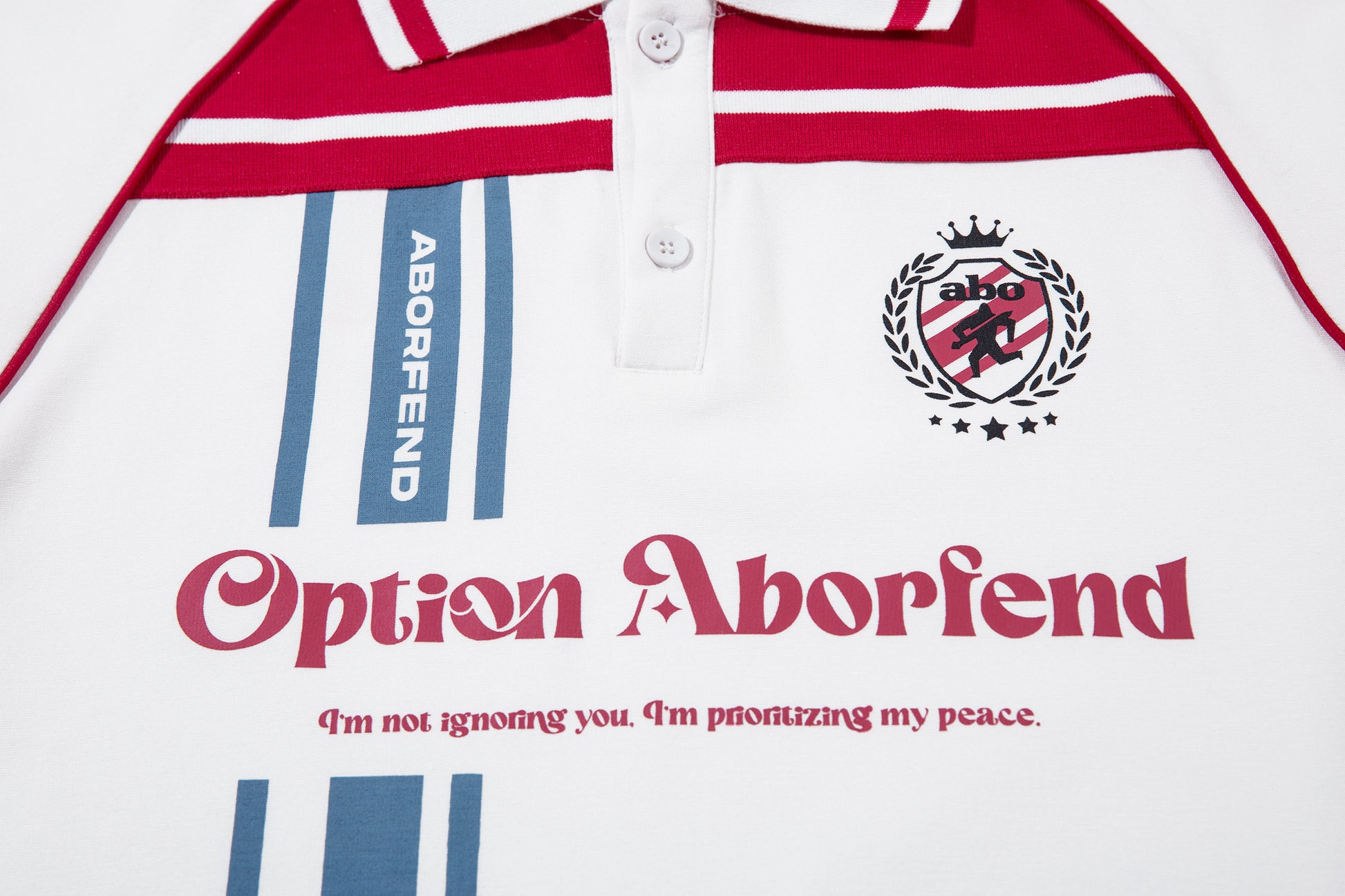 Colorblock Striped Athletic | Polo Sweatshirt - Santo 