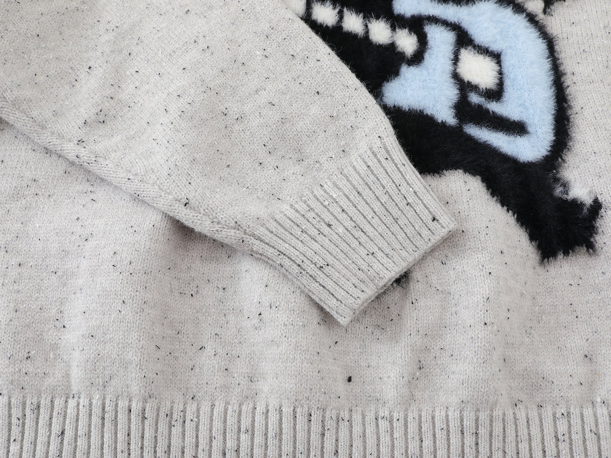 Crâne brisé | Pull en tricot gothique urbain