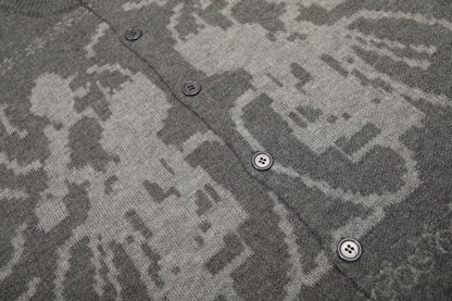 Cyclist Graphic | Knit Retro Cardigan