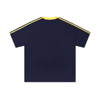 Club Stripe | Retro Football Crest Tee - Santo 