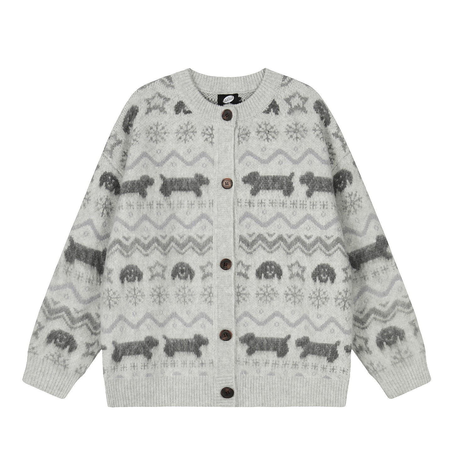 Puppy Fair | Button-Up Cardigan Sweater - Santo 